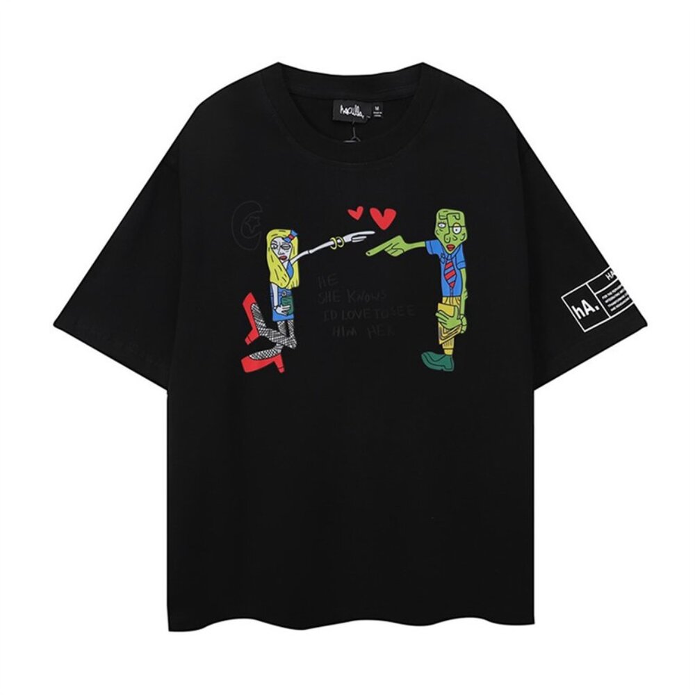 Haculla Cartoon Green Character Short Sleeves